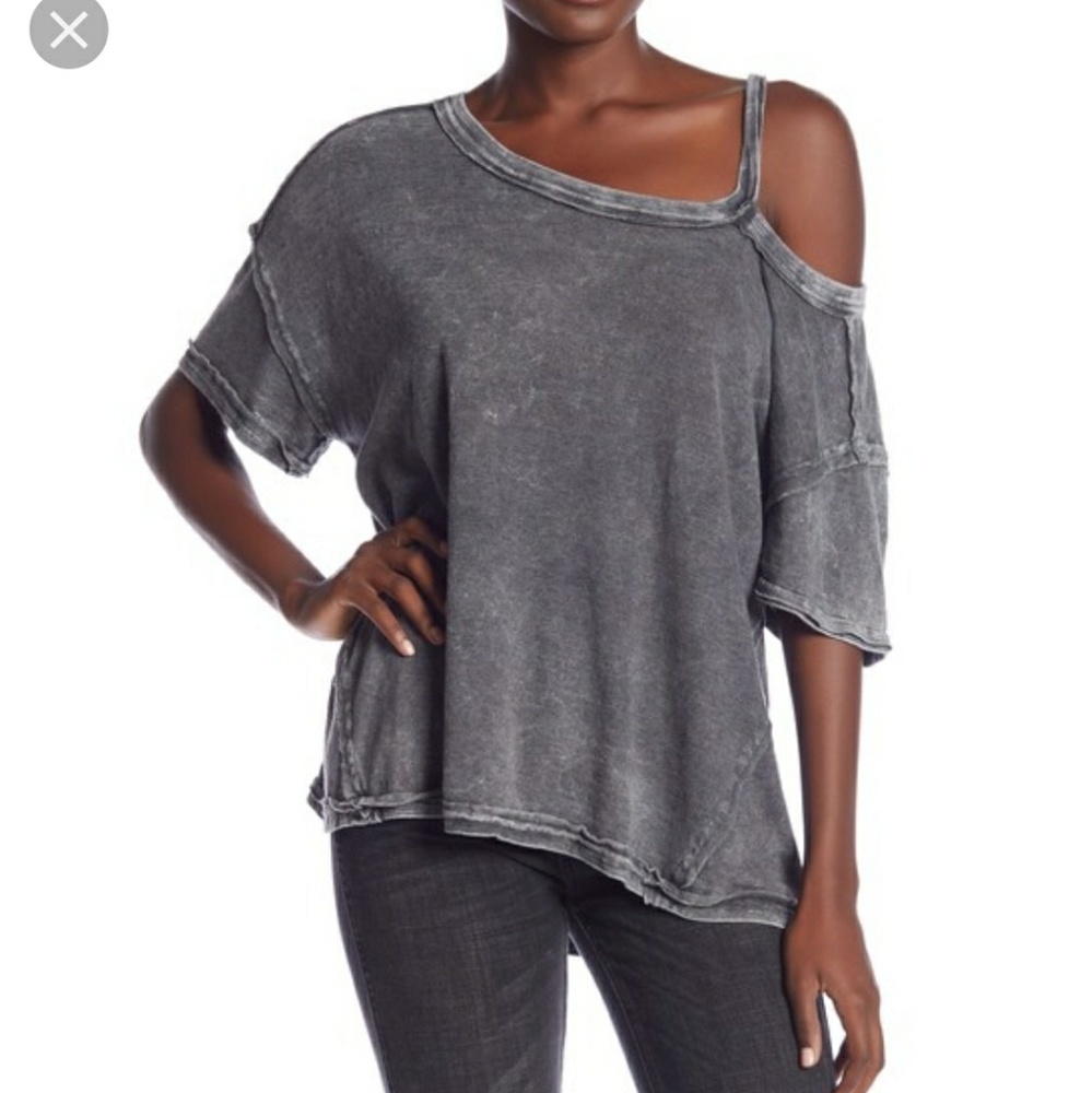 NWT Free People Alex Cutout Tee